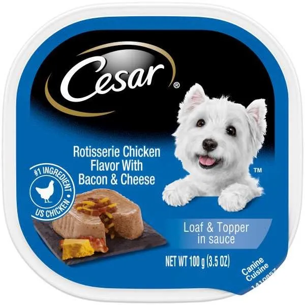 24/3.5 oz. Cesar Savory Rotisserie Chicken Flavor With Bacon And Cheese - Health/First Aid